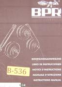 Curvatrici-Curvatrici CS50 Bending Machine Operations Manual Year (1986)-CS50-01